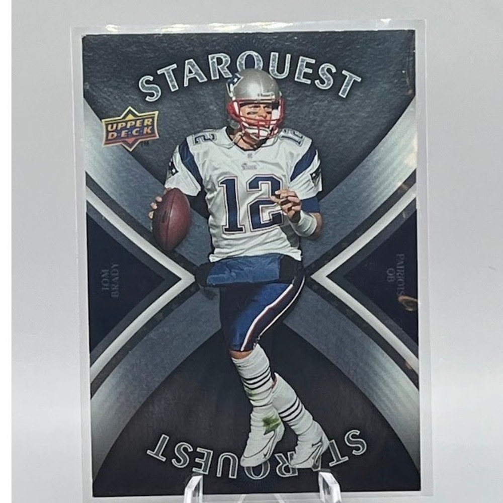 Tom Brady Starquest Rainbow Blue 2008 Upper Deck SQ-1 NFL New England Patriots